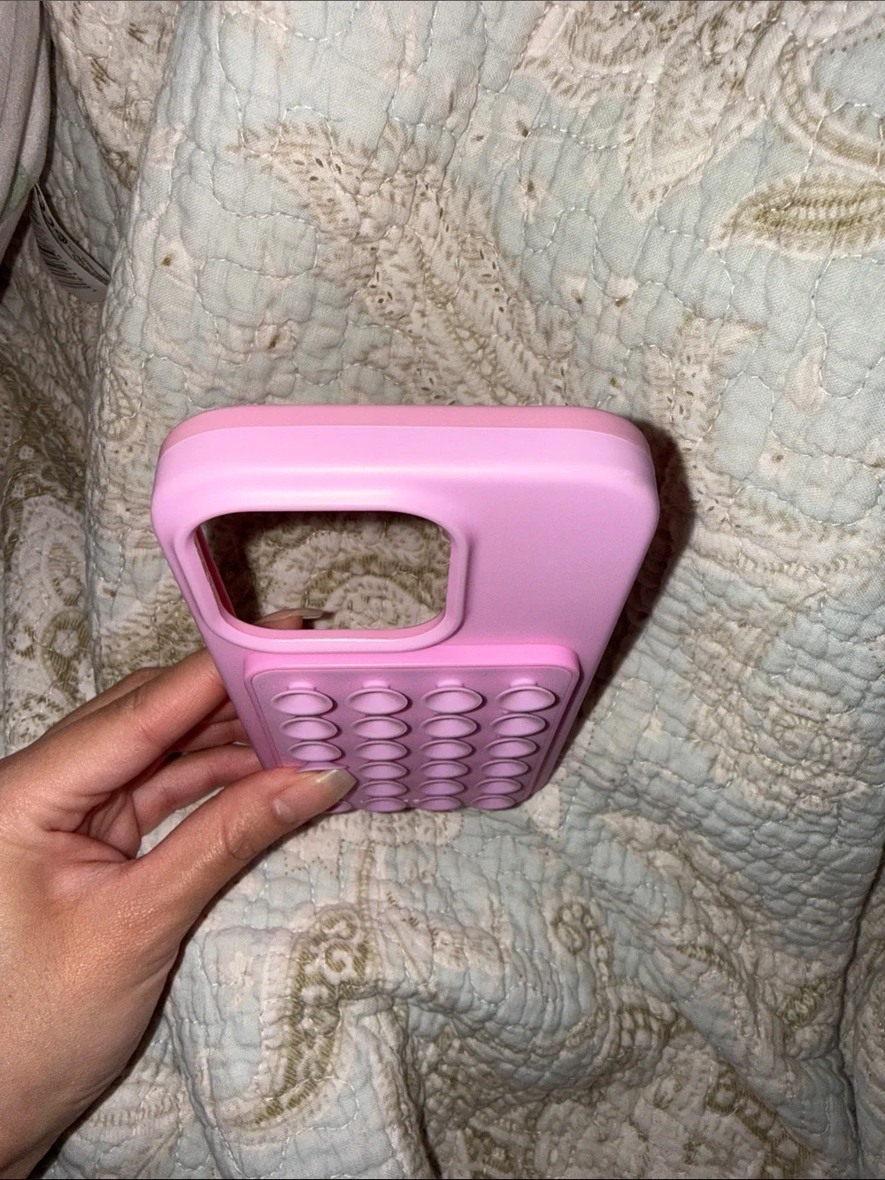 Pink sugar IPhone 16 Pro Velvet Caviar case. MagSafe mighty grip.